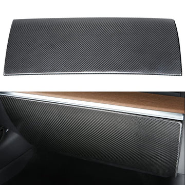 TesNext Real Carbon Fiber Glove Box Protector for Tesla Model 3 Y, Model 3 Highland