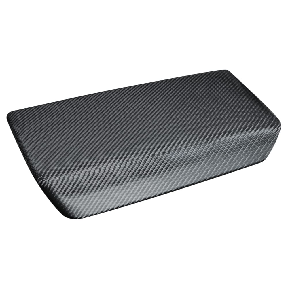 TesNext Real Carbon Fiber Center Console Cover Armrest Protector for Tesla Model 3 Y, Model 3 Highland, Model Y Juniper