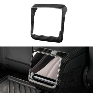 TesNext Real Carbon Fiber Rear Screen Frame Trim Fit for Tesla Model 3 Highland, Model Y Juniper