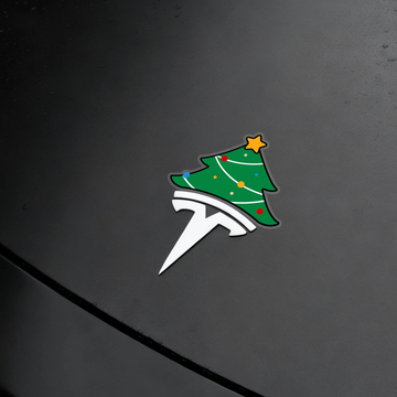 TesNext Waterproof Santa Hat, Christmas tree, Reindeer Christmas Stickers for Tesla, Vinyl Car Decals for Tesla, Automotive Decals for Water Bottles, Wall, Laptop, Window, Christmas Gift & Decoration