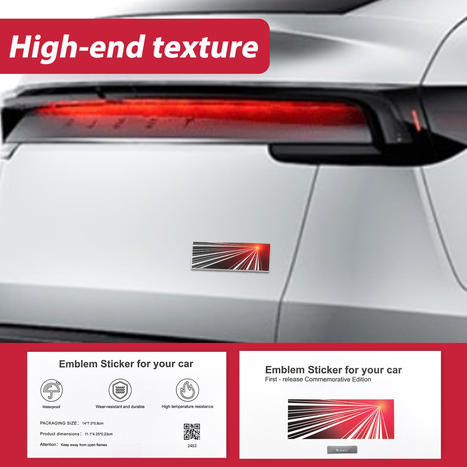 TesNext Tesla Model Y  2025+  Juniper  Launch Edition  Emblem Badge