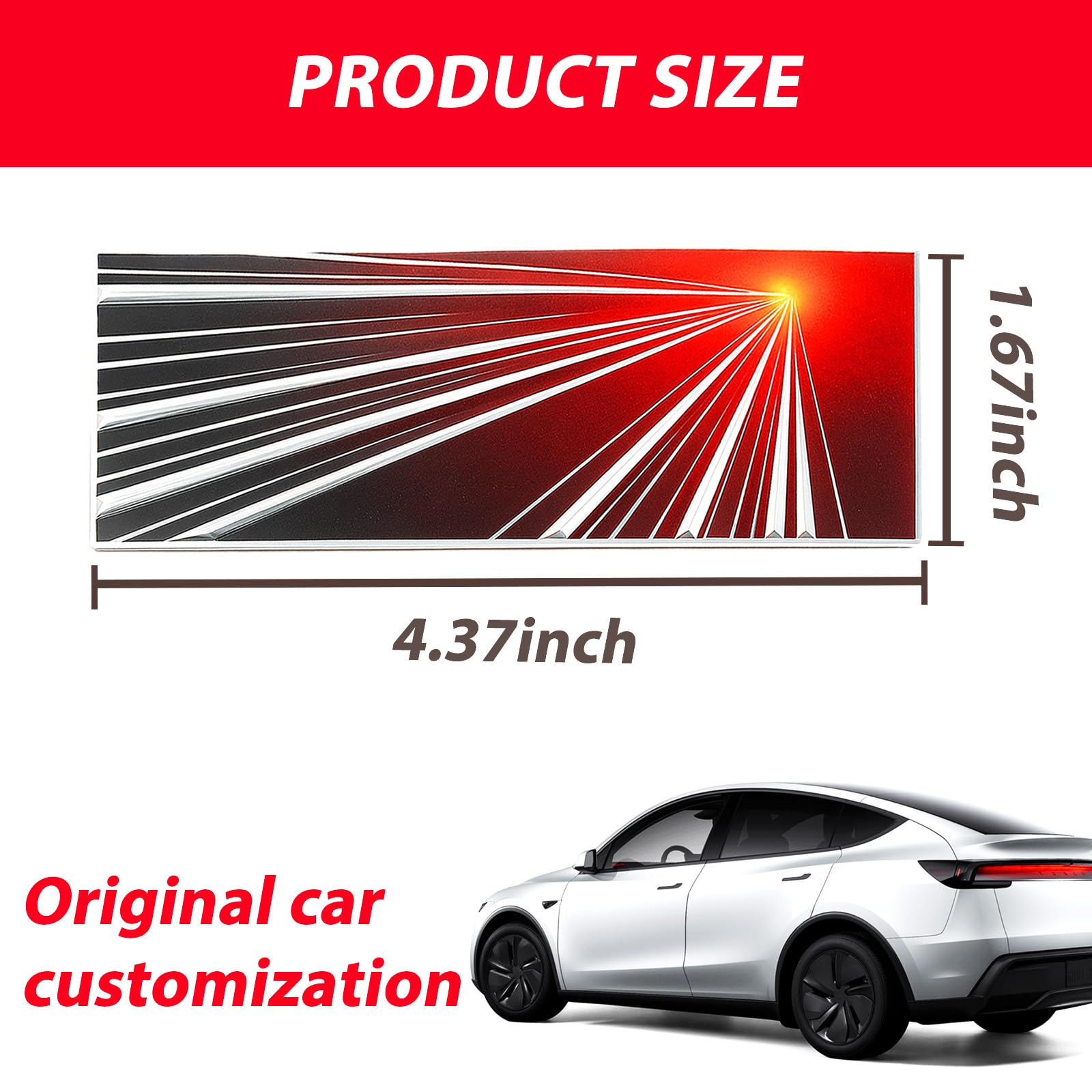 TesNext Tesla Model Y  2025+  Juniper  Launch Edition  Emblem Badge