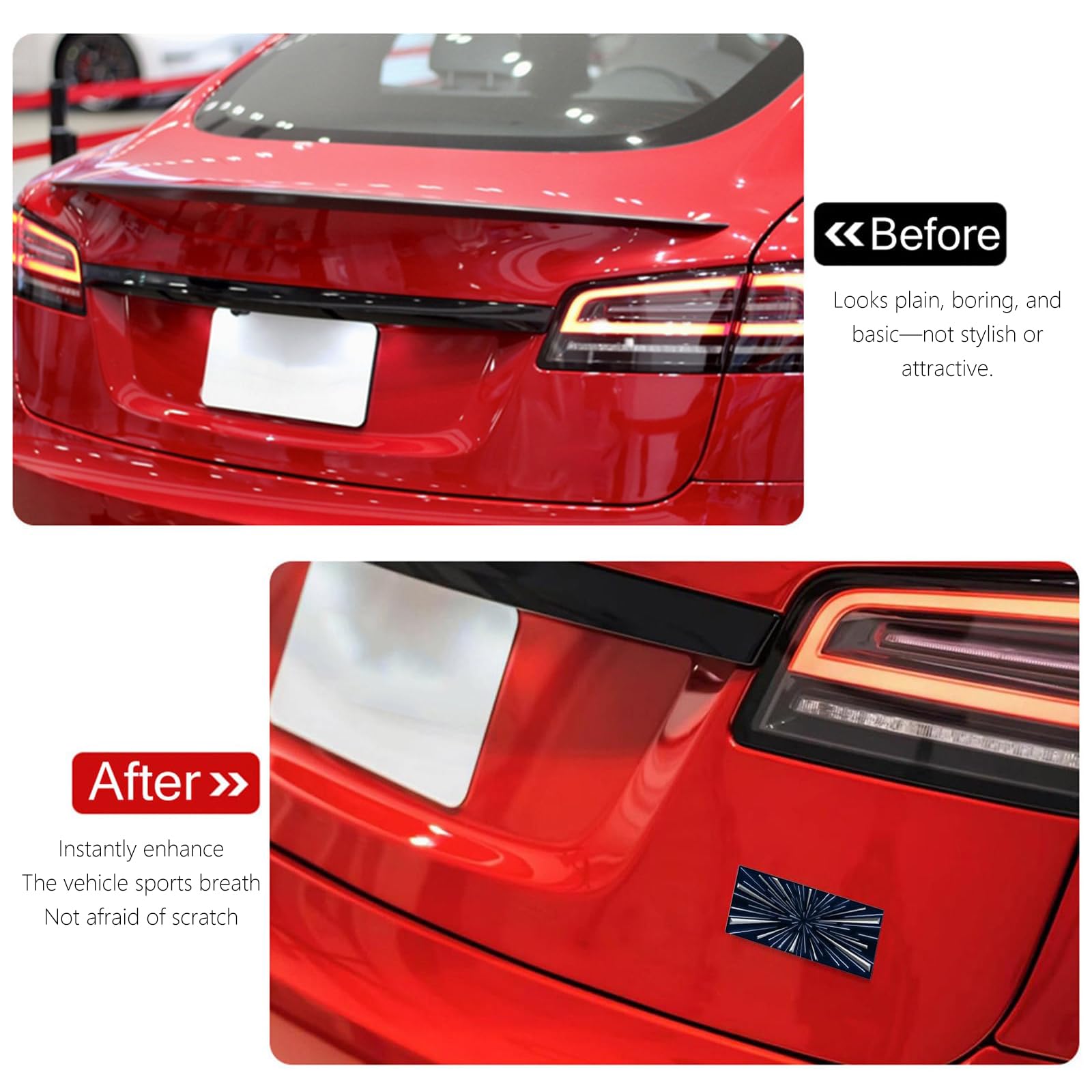 TesNext Tesla Model 3 Performance Ludicrous Edition  Emblem Badge