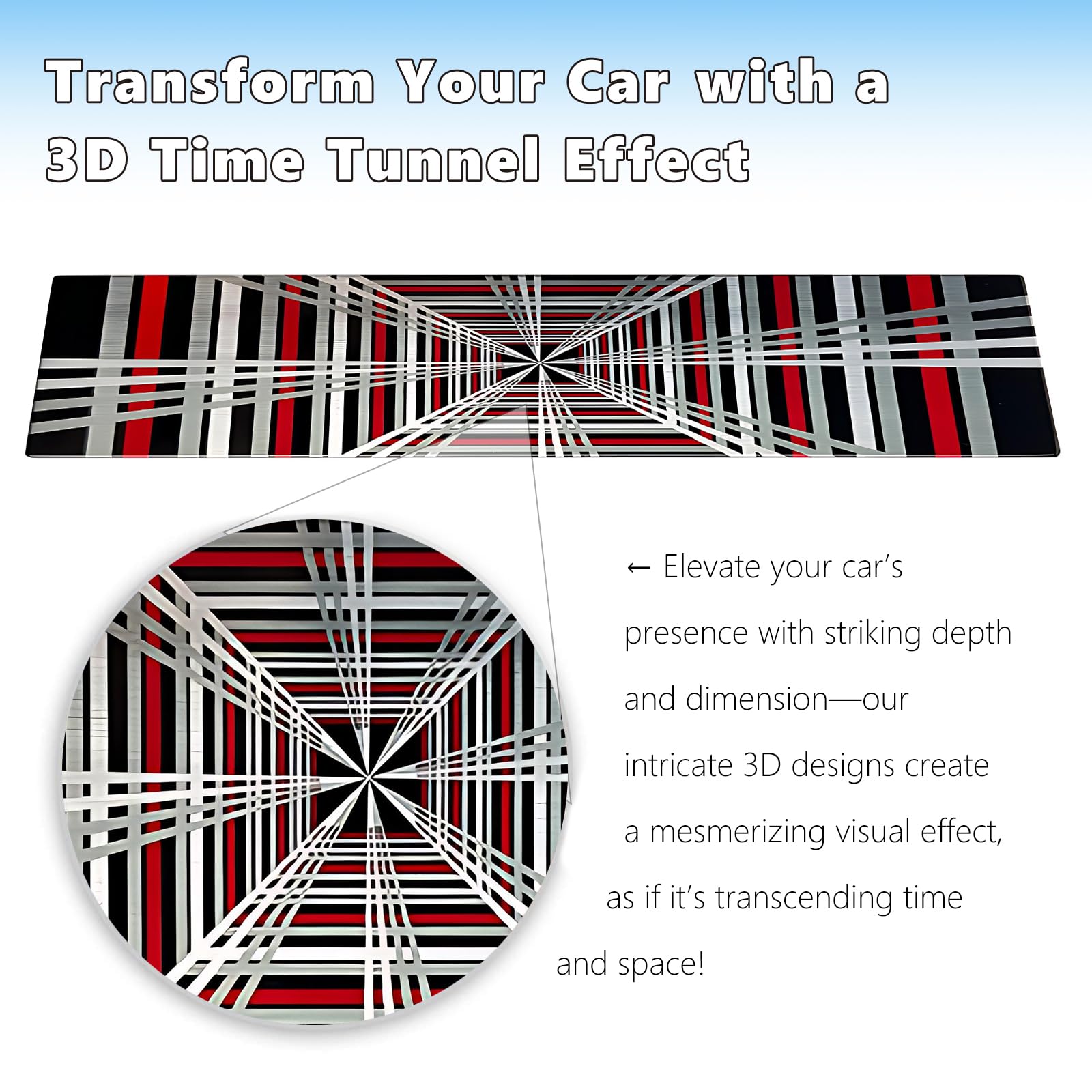 TesNext Metal Launch Edition Emblem, Plaid Performance Decal Sticker , Ludicrous - Time Space Tunnel Badge Emblem  For Tesla Model Y Juniper , Model 3 Highland , Model 3 Y X S