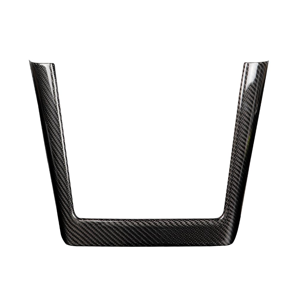 TesNext Dry Real Carbon Fiber Center Console Frame Trim Fit for Tesla Model 3 Highland, Model Y Juniper