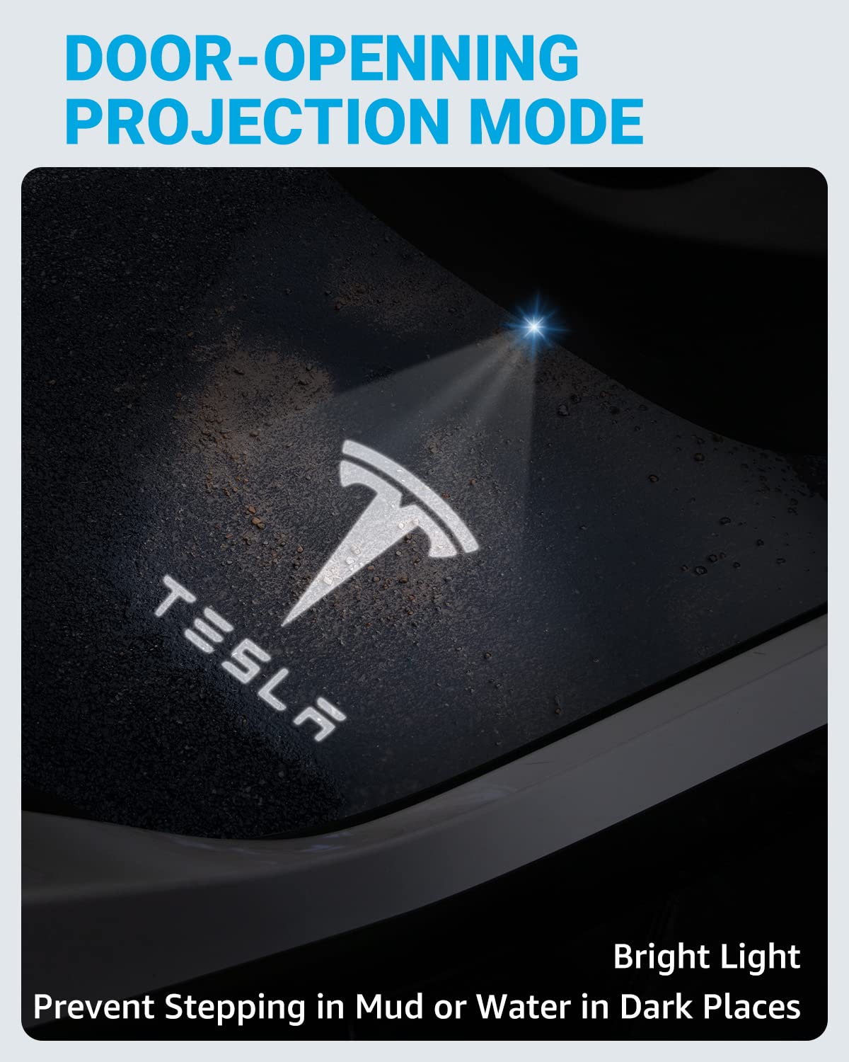Tesla Model 3/Y Puddle Lights – High Brightness LED Door & Projection Welcome Light Kit