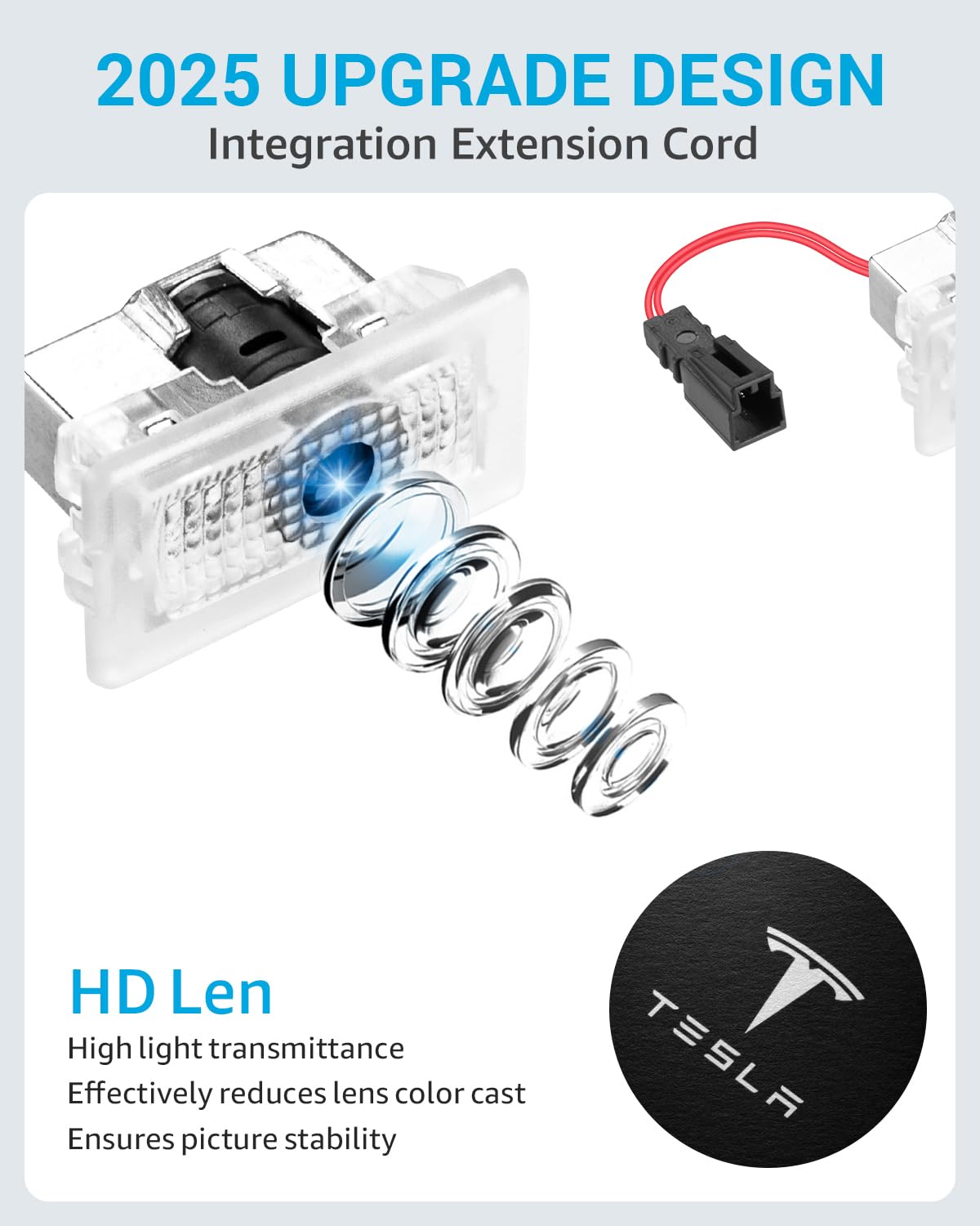 Tesla Model 3/Y Puddle Lights – High Brightness LED Door & Projection Welcome Light Kit